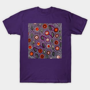 Wallflower Wallpaper Carmine Bulbs T-Shirt